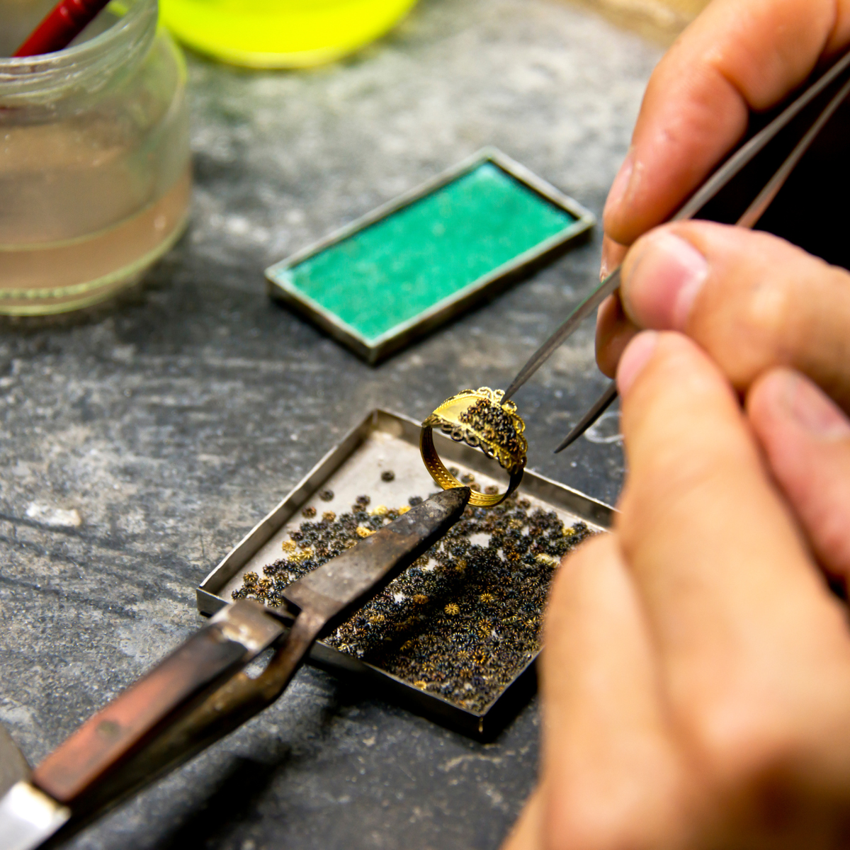 Traditioneller Filigranschmuck-Workshop