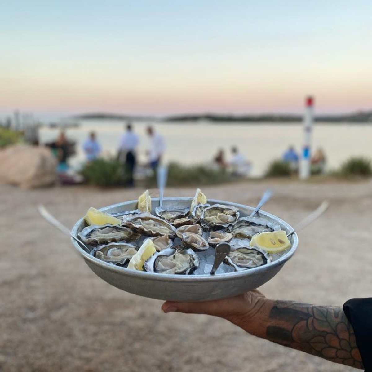 Sunset Oyster Tasting on the Beach at Mamér Cugnana